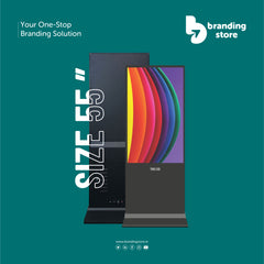 55" FLOOR MOUNT DIGITAL STANDEE _ LED SCREEN