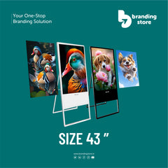 43" A-SHAPED DIGITAL STANDEE _ LED SCREEN