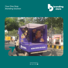 L Shape Display Mobile Van Advertising in - Amadalavalasa