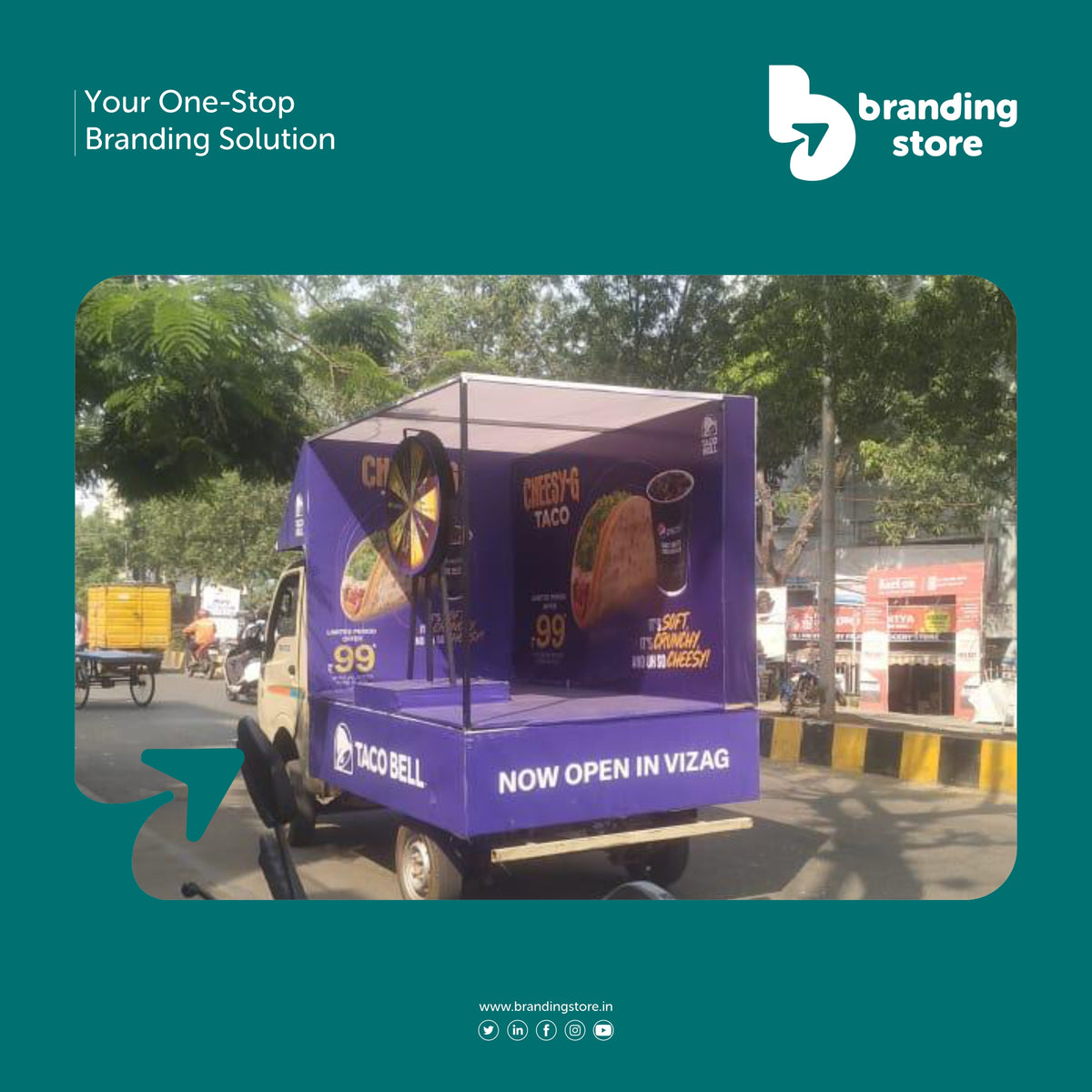 L Shape Display  Mobile Van Advertising in - Adilabad