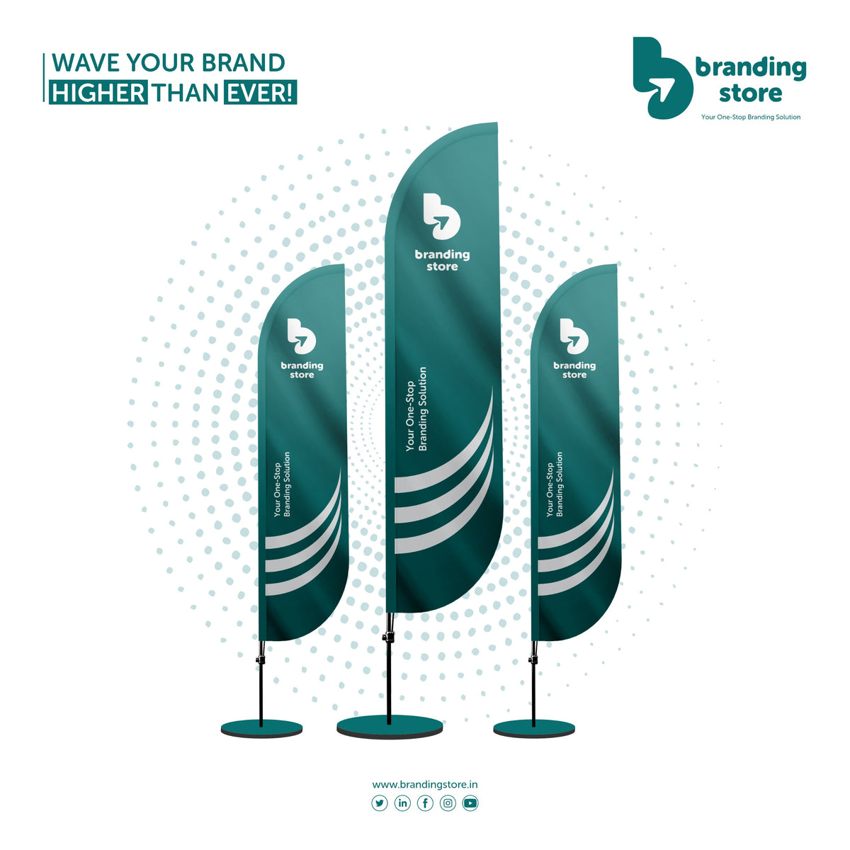 Boost Your Brand Visibility with Customized Feather Flags