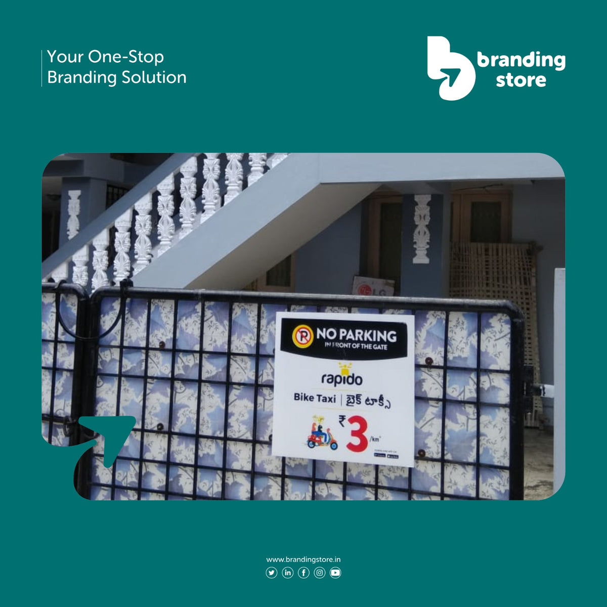 No Parking Board Advertising _ Warangal