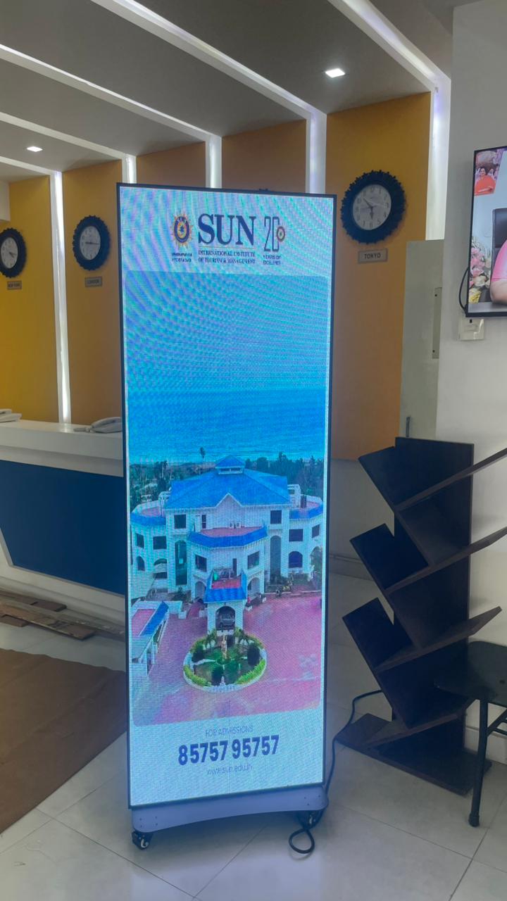 LED Screen Standee — P2.8,  2.5 x 6 Ft